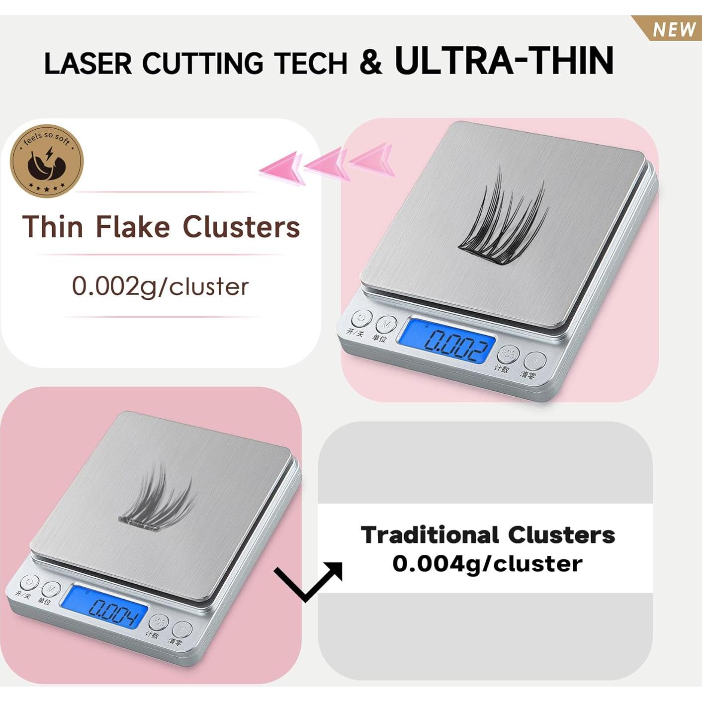 Kit de Pestañas Autoadhesivas LA MAESII 10-14mm Reutilizables