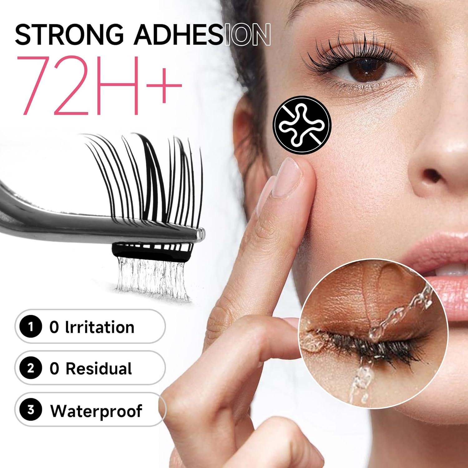 Kit de Pestañas Autoadhesivas LA MAESII 10-14mm Reutilizables