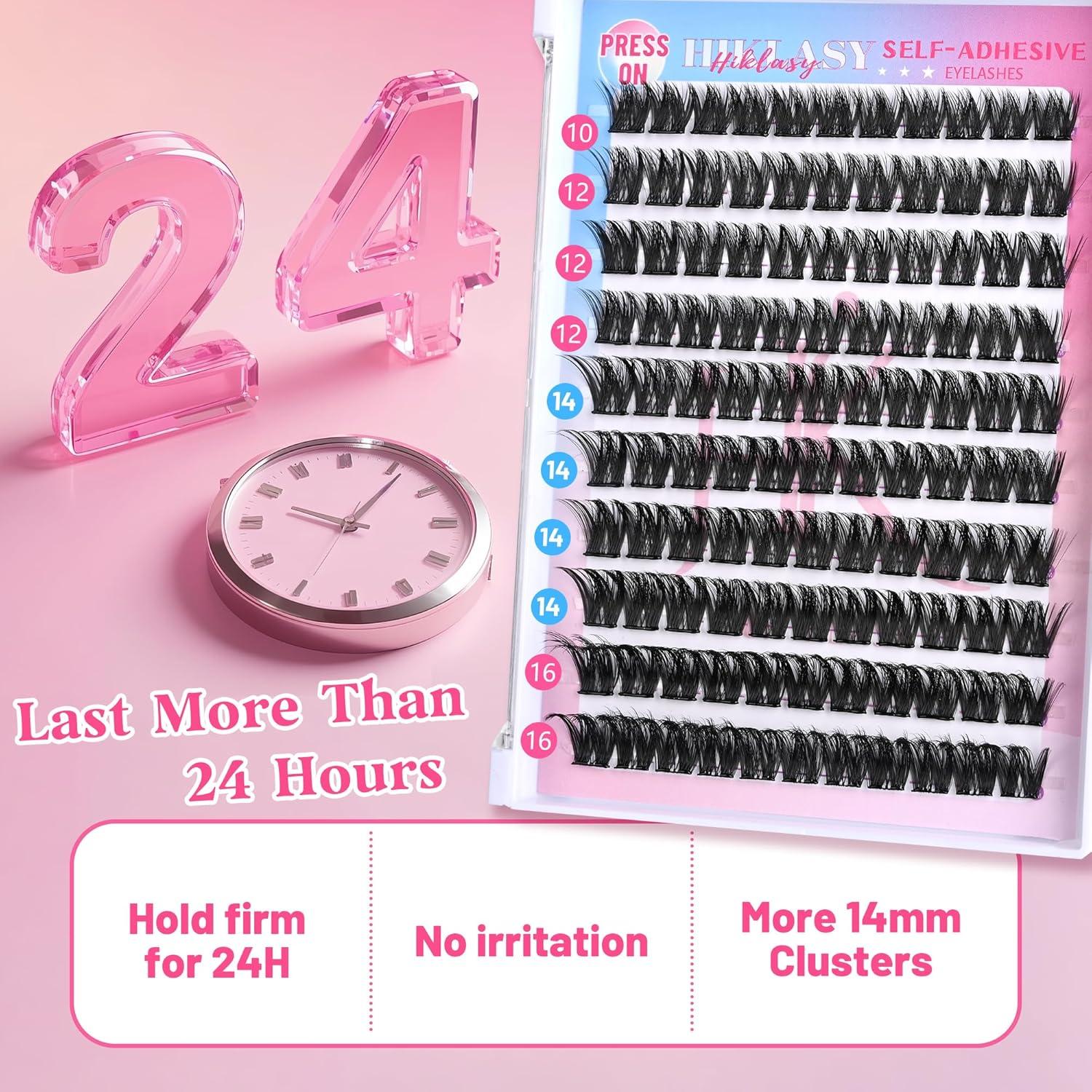 Kit de Pestañas Autoadhesivas HK HIKLASY 10-16mm Reutilizables