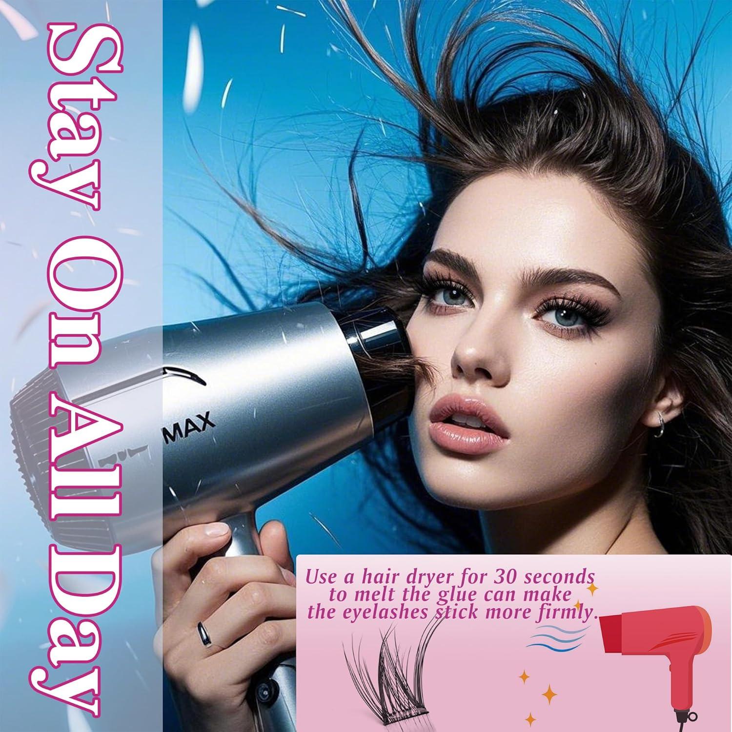 Kit de Pestañas Autoadhesivas HK HIKLASY 10-16mm Reutilizables