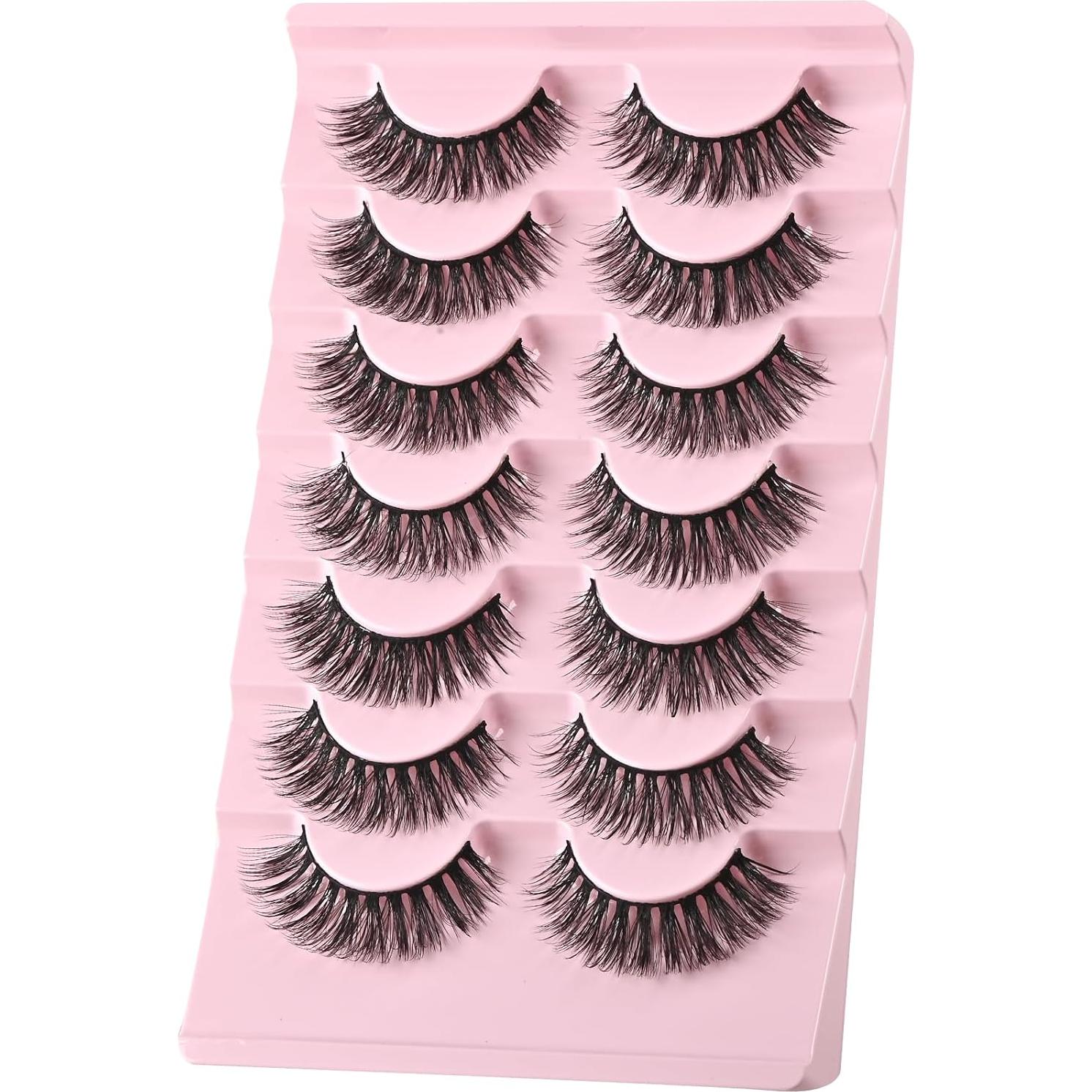 Pestañas Postizas FARRED 8D Naturales 7 Pares 7-14MM