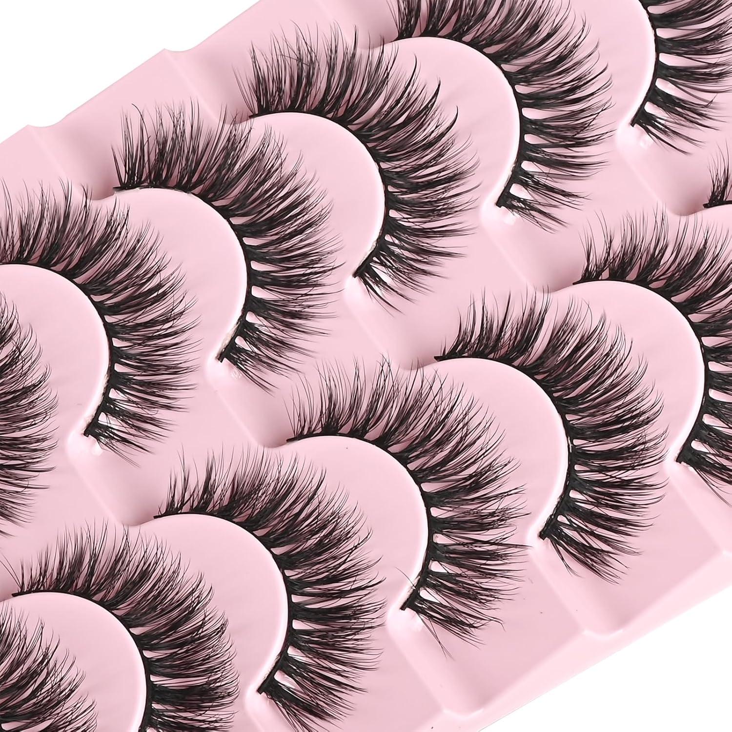 Pestañas Postizas FARRED 8D Naturales 7 Pares 7-14MM