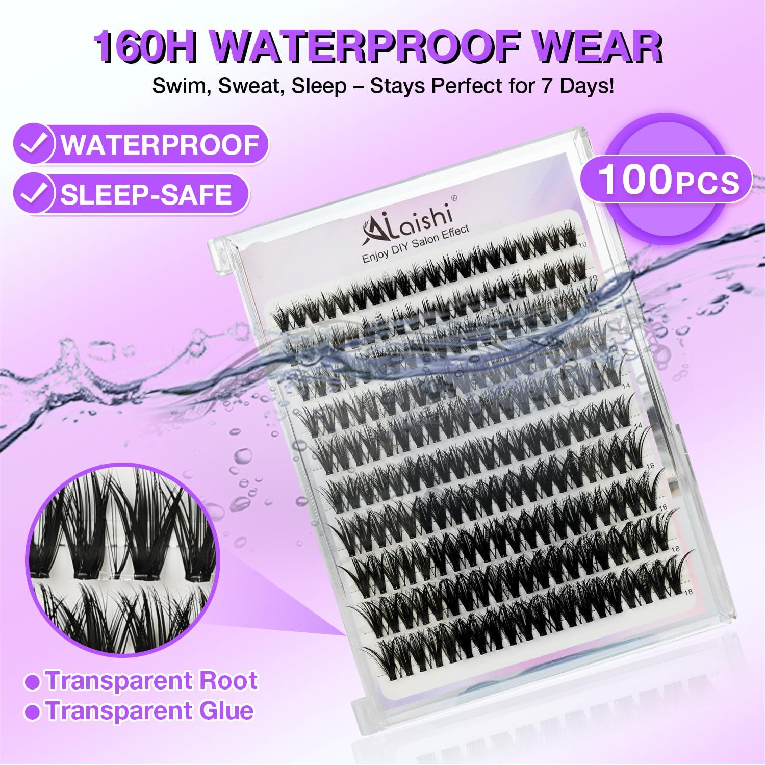 Pestañas Autoadhesivas AILAISHI NG61-2 10-18mm 100pcs D Curl