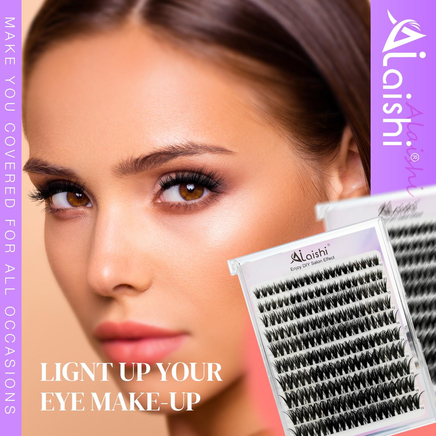 Pestañas Autoadhesivas AILAISHI NG61-2 10-18mm 100pcs D Curl