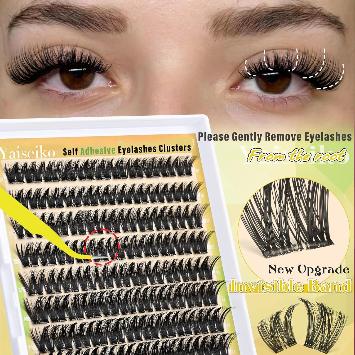 Kit de Pestañas Autoadhesivas Fluffy Yaiseiko 10-16mm C Curl