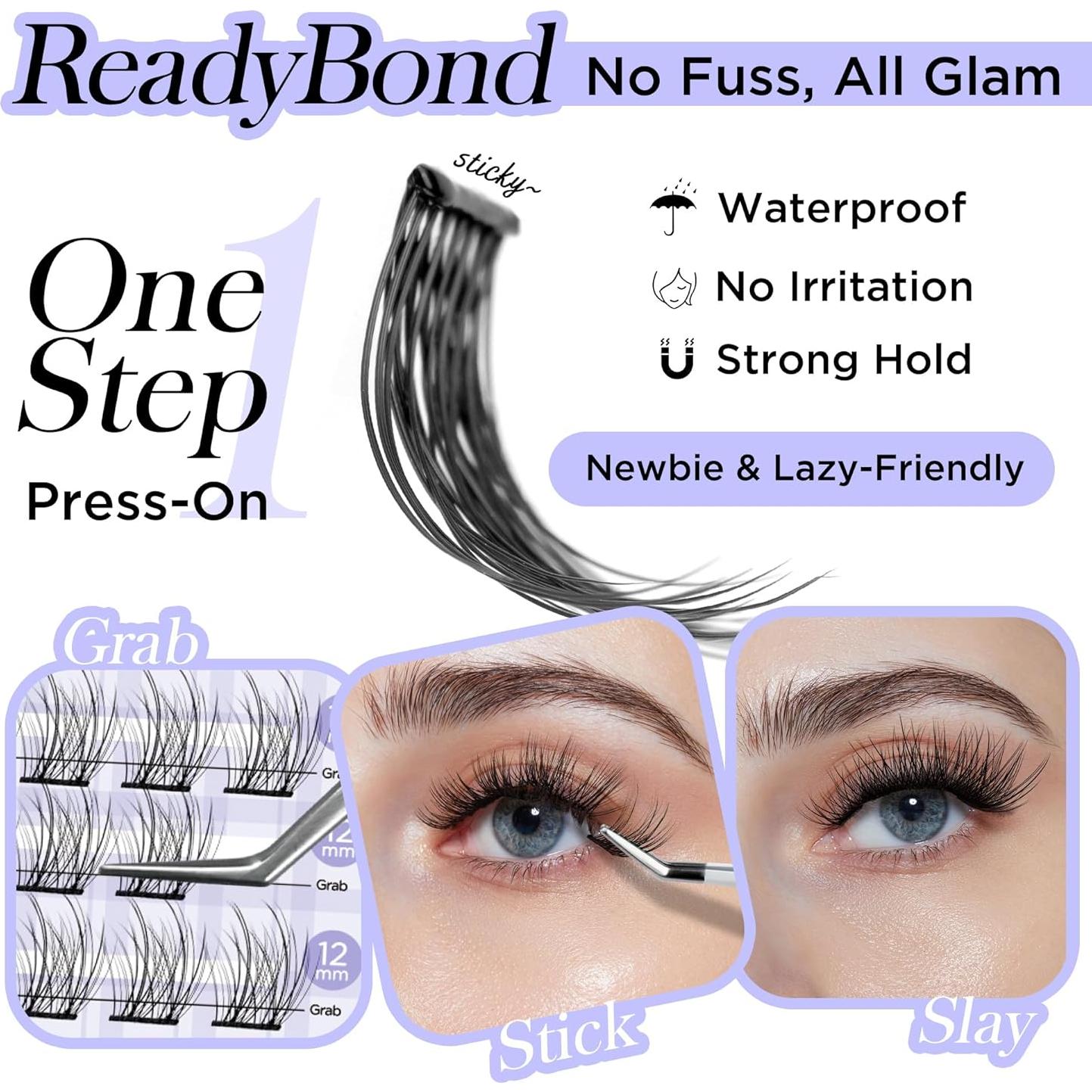 Kit de Pestañas Autoadhesivas WINKGIGGLE - 5 Tamaños, Sin Pegamento