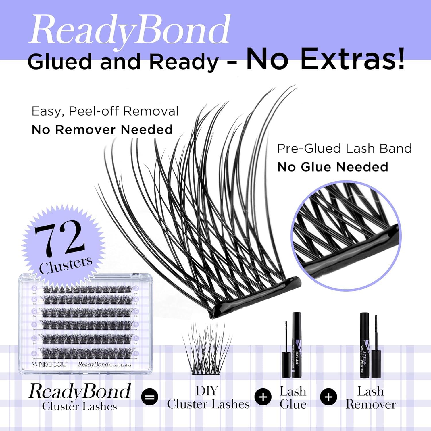 Kit de Pestañas Autoadhesivas WINKGIGGLE - 5 Tamaños, Sin Pegamento