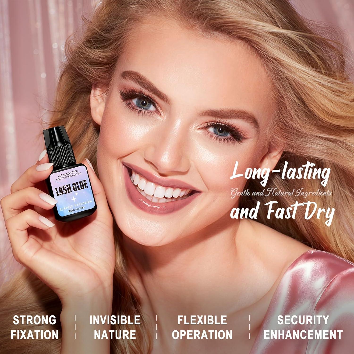 Kit de Pegamento para Extensiones de Pestañas Ximifine 5ml