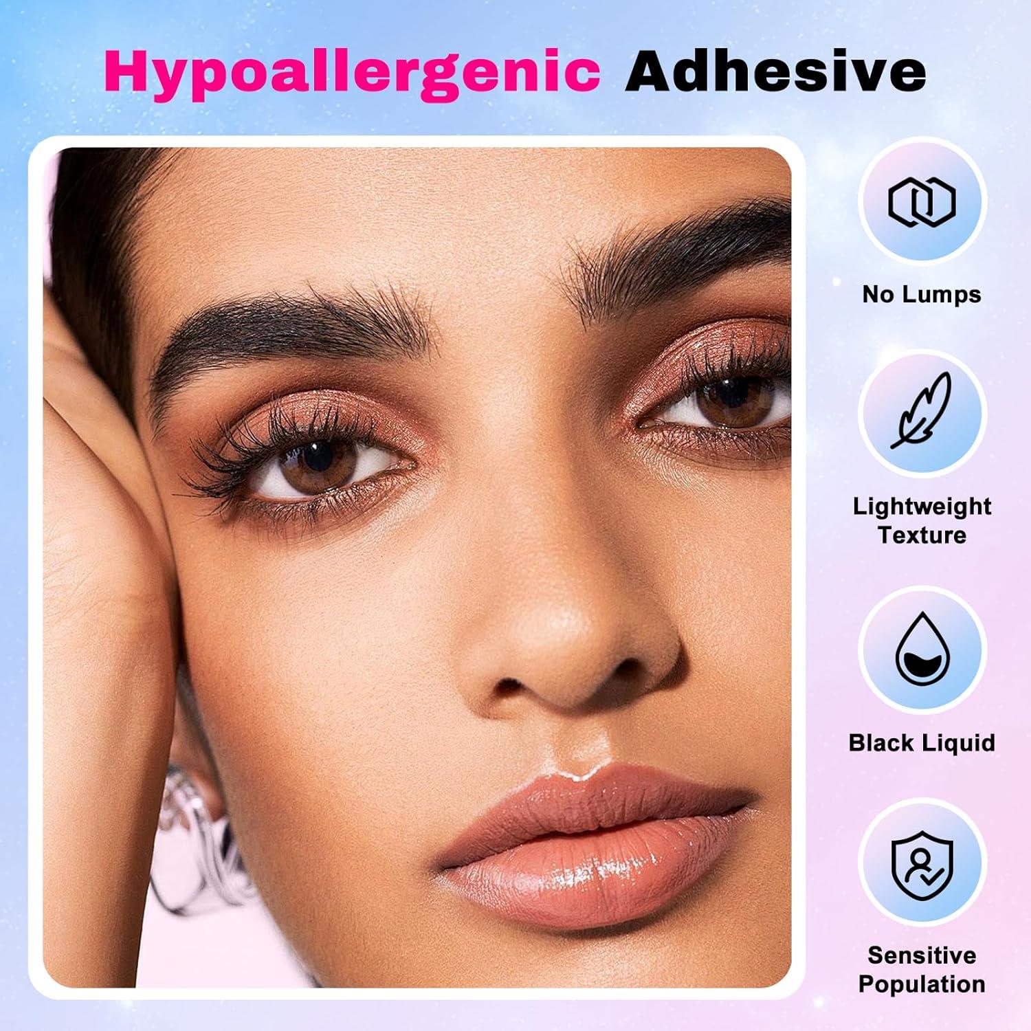 Kit de Pegamento para Extensiones de Pestañas Ximifine 5ml