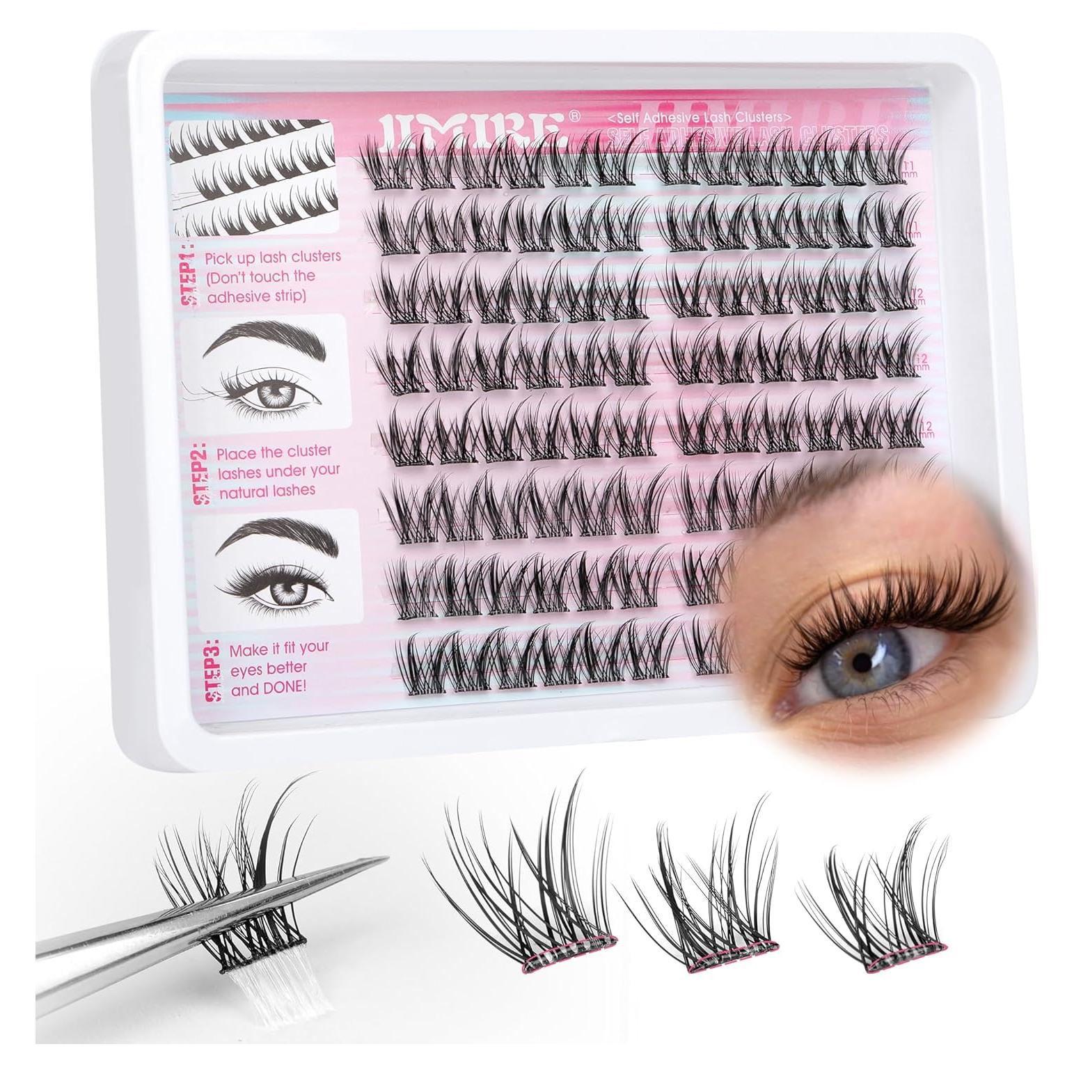 Pestañas Autoadhesivas JIMIRE Manga Wispy 11-13MM Naturales