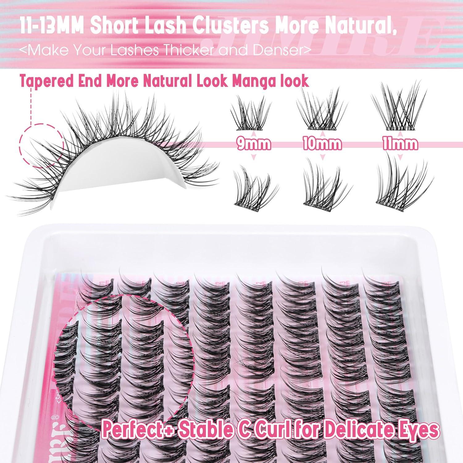 Pestañas Autoadhesivas JIMIRE Manga Wispy 11-13MM Naturales