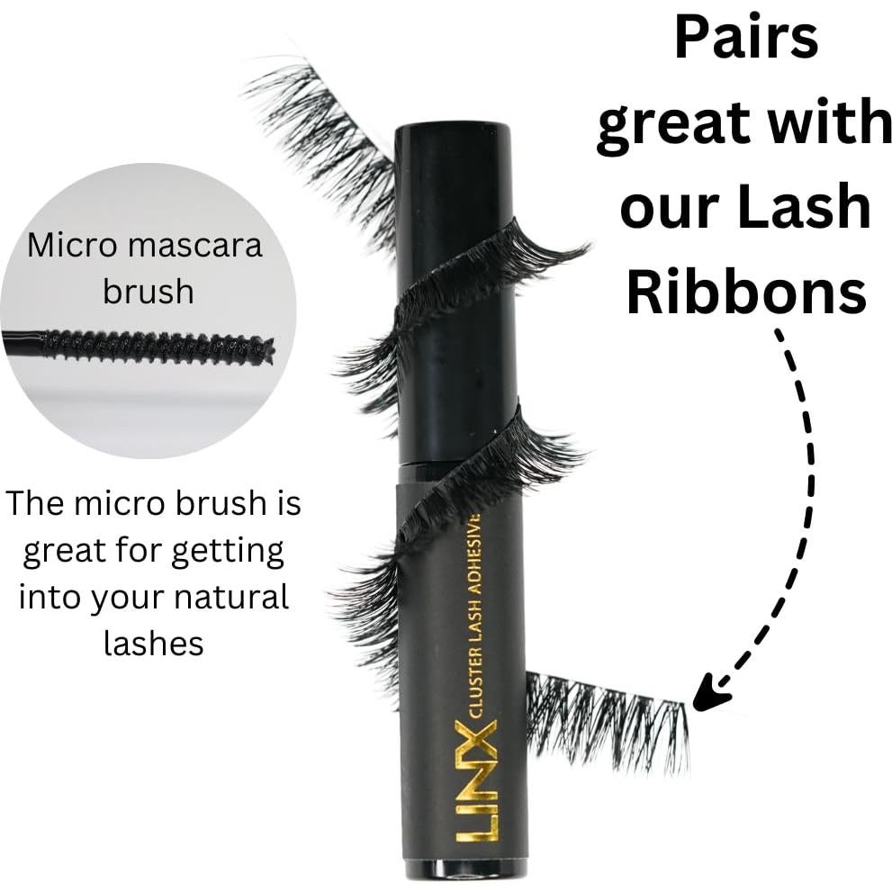 Pegamento para Pestañas Falsas LINX 5ml Sin Látex Negro