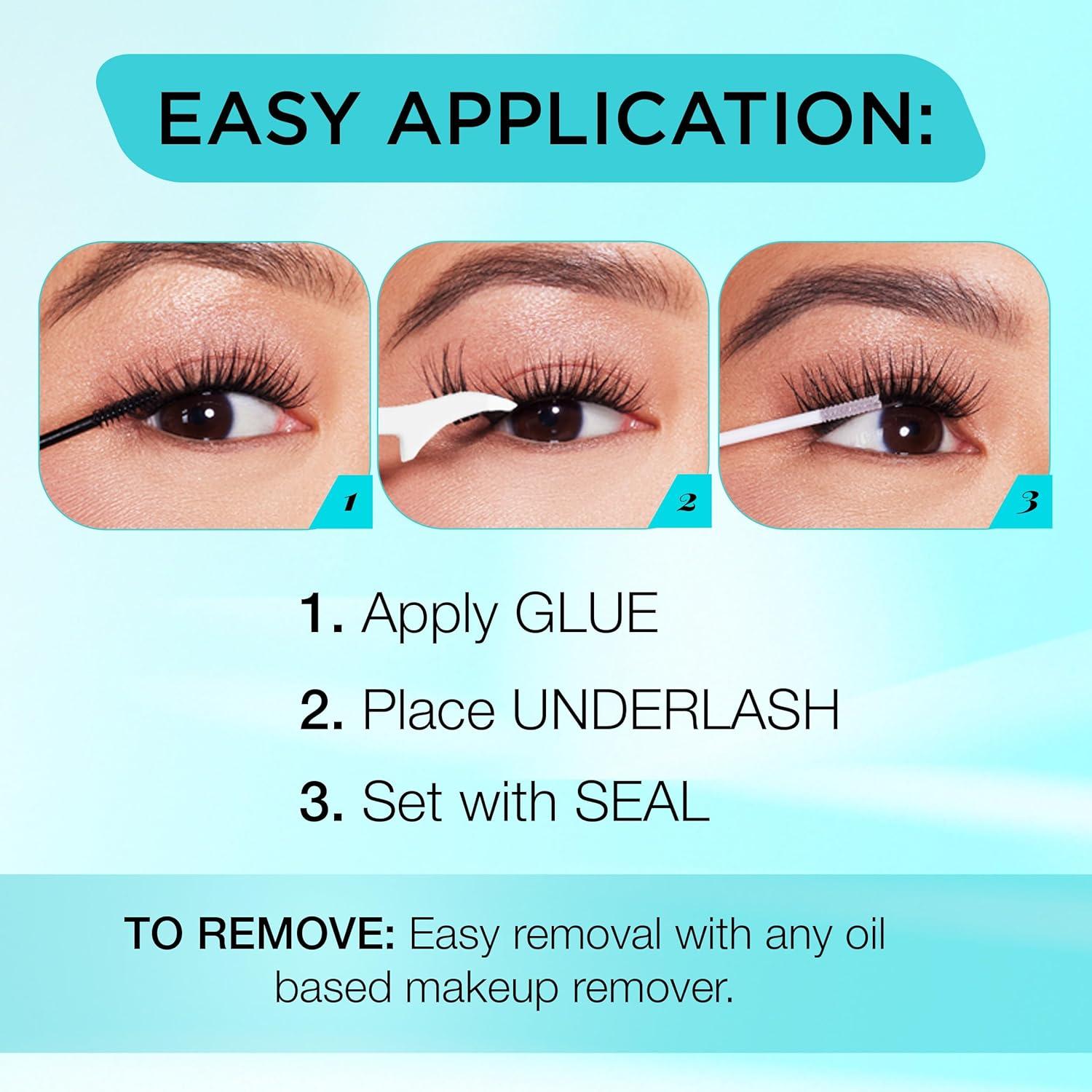 Kit de Pestañas Ardell Balayage - 10 Grupos + Pegamento