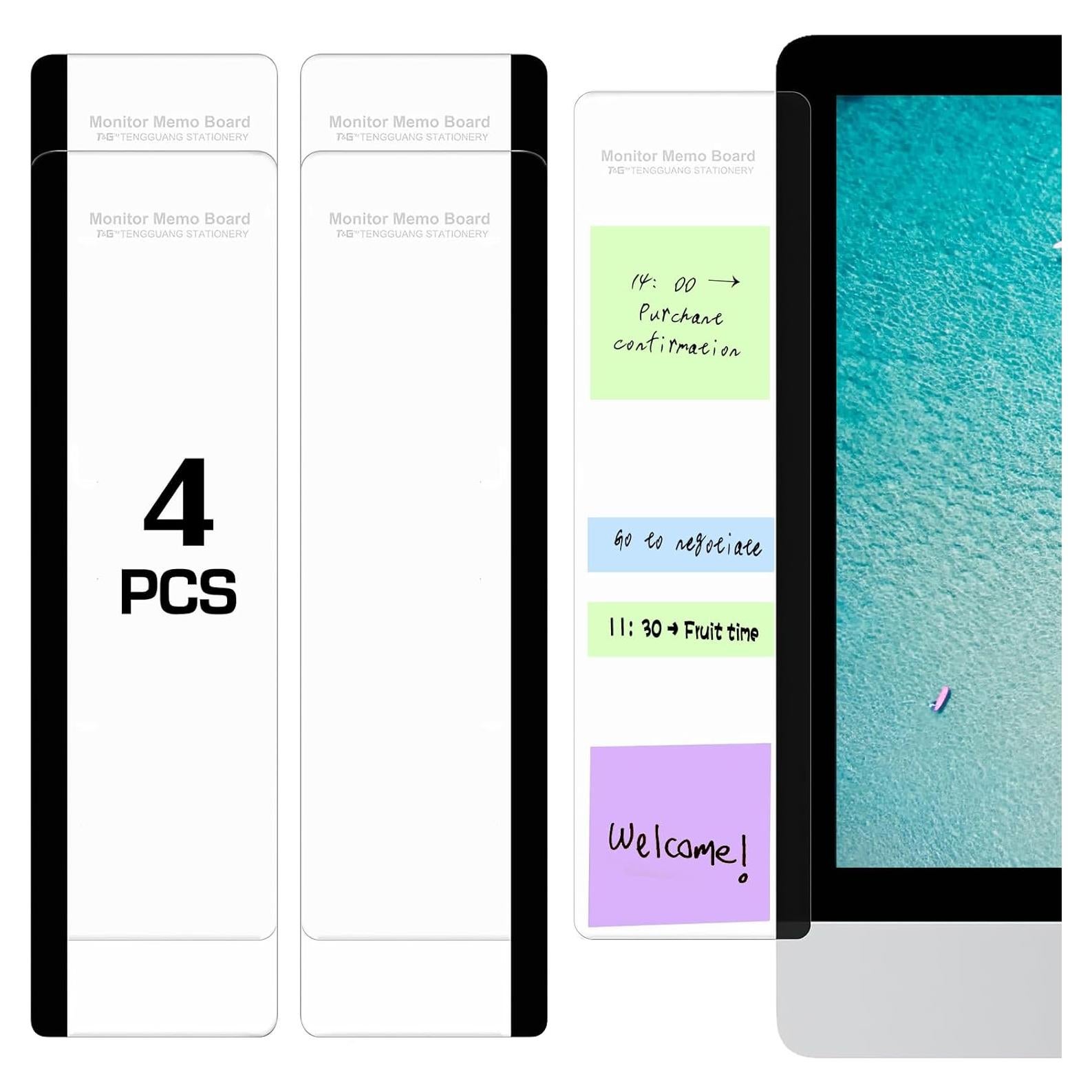 Tablero de Memoria para Monitor WINKIO 30x8 cm Acrílico 4PCS