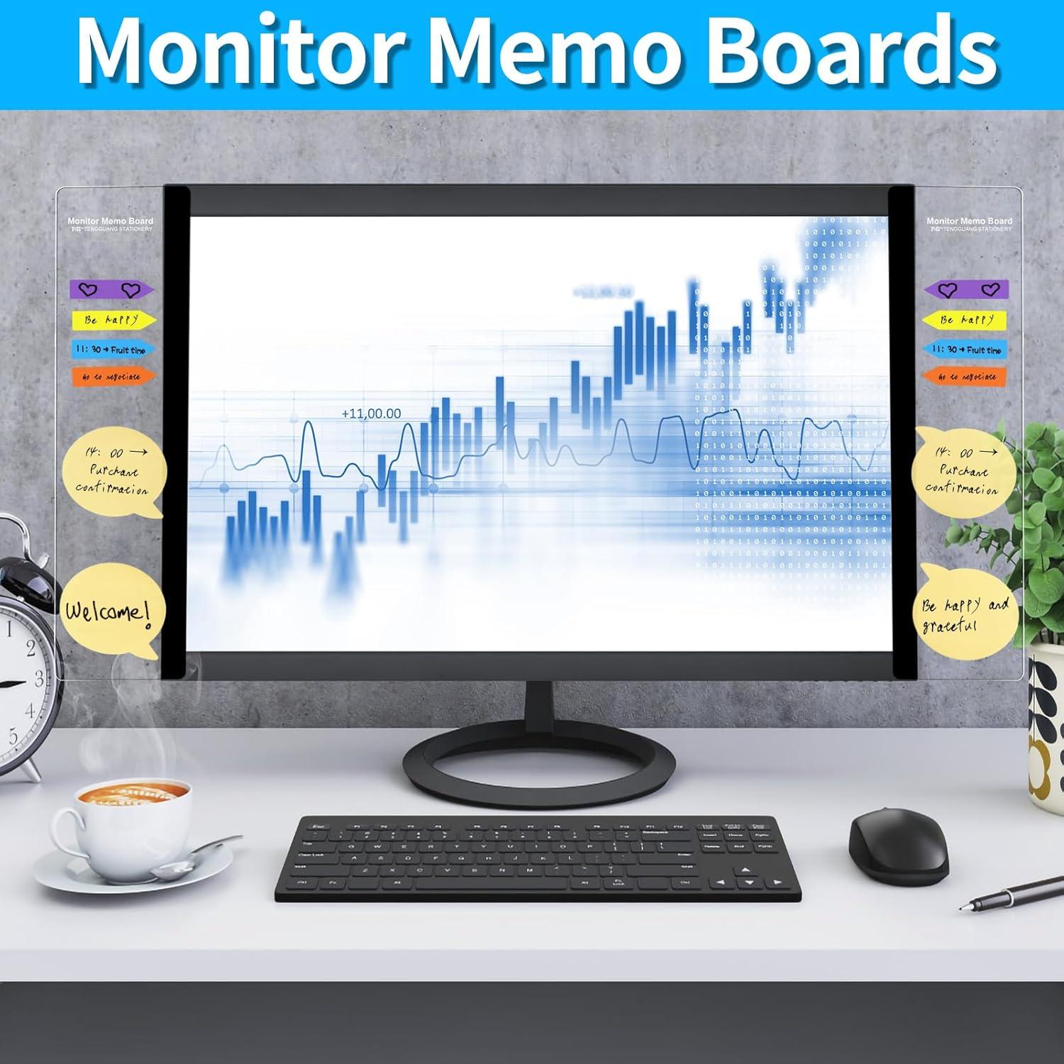 Tablero de Memoria para Monitor WINKIO 30x8 cm Acrílico 4PCS