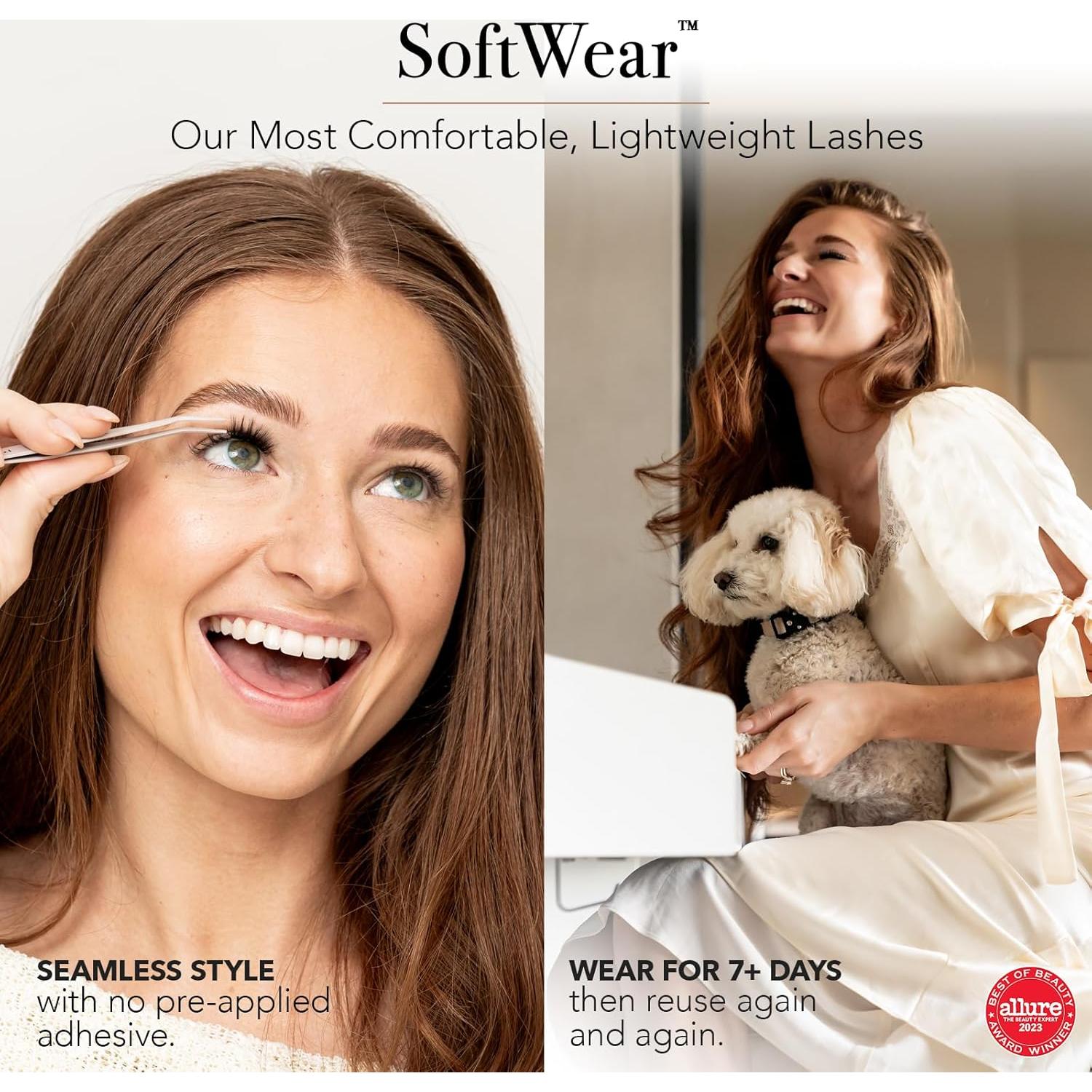 Pestañas Pro Lash SoftWear Luxe Wispy No. 15 - 3 Juegos