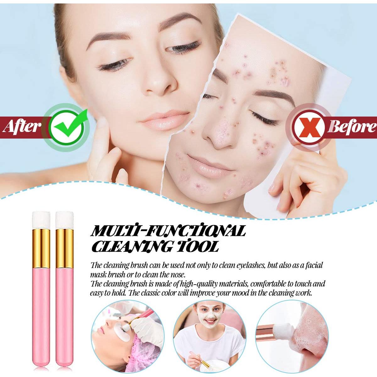 Kit de Extensión de Pestañas QUKLOGEN 0.07D Rizado 8-15mm