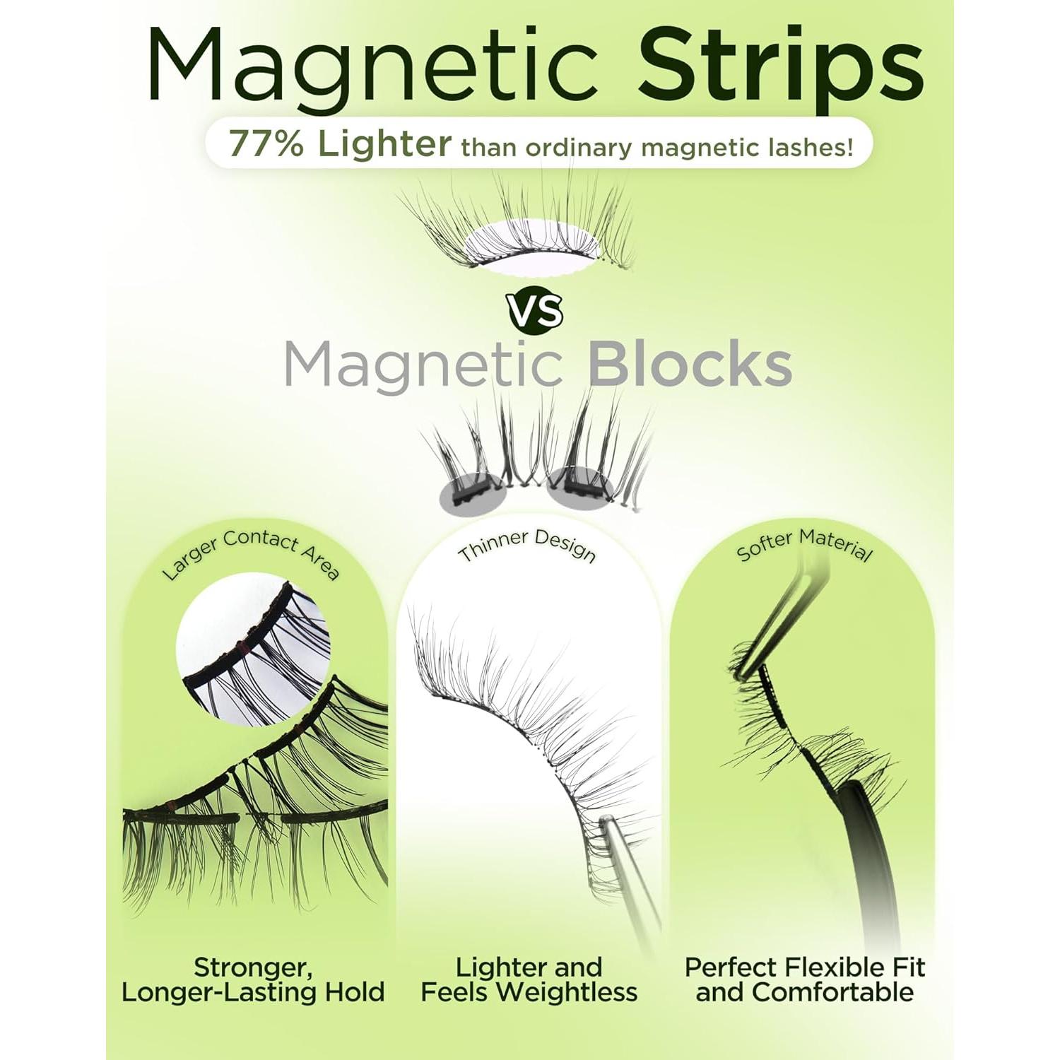 Pestañas Magnéticas BEYELIAN MAC-27 Reutilizables Sin Pegamento