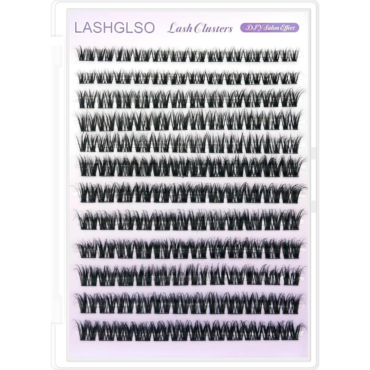 Extensiones de Pestañas 3D LASHGLSO - 120 Racimos Autoadhesivos