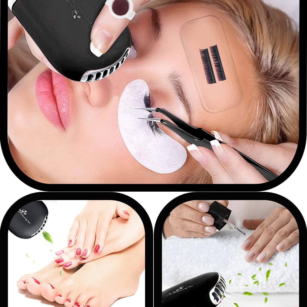 Kit de Extensión de Pestañas Profesional DNSGOOR con Maniquí