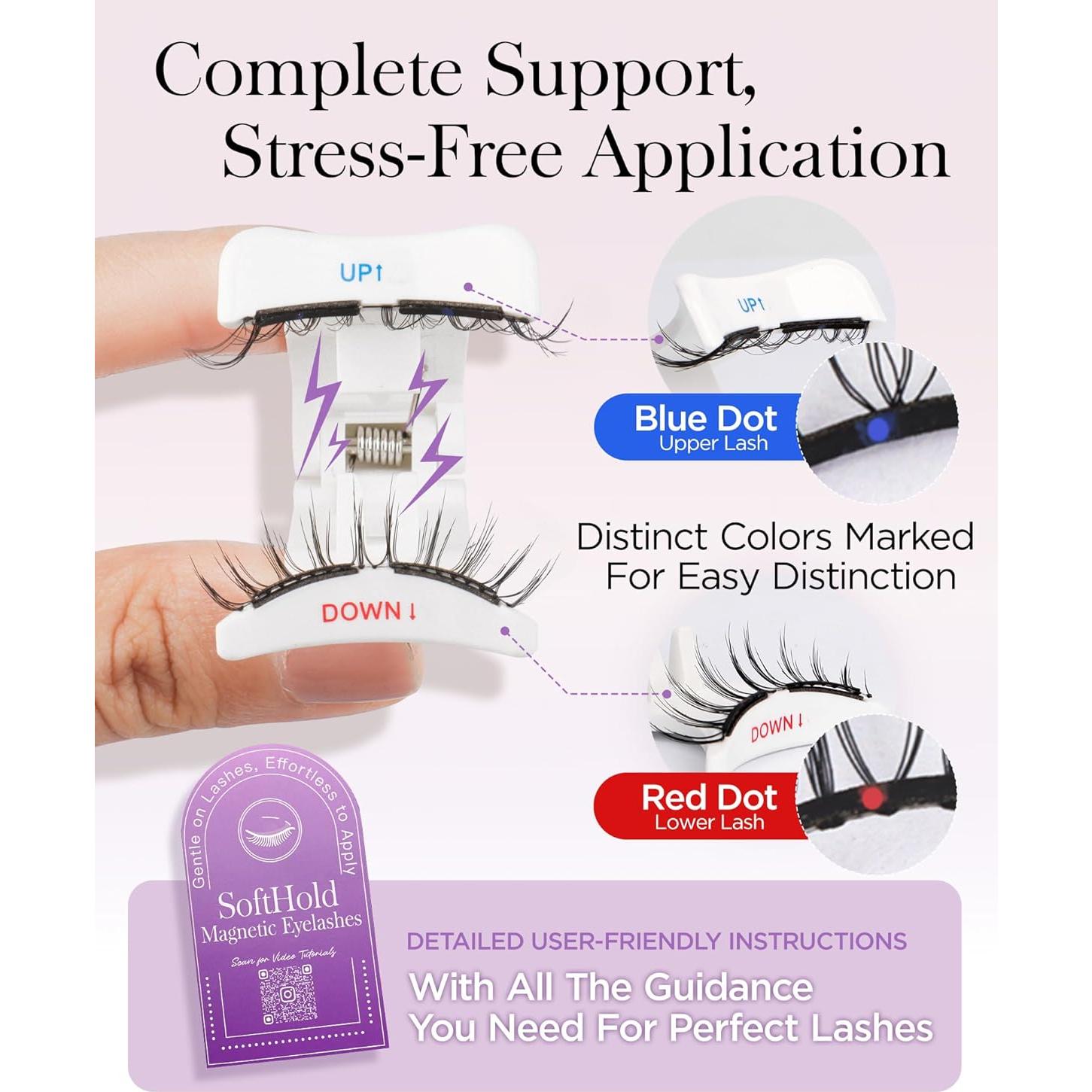 Pestañas Magnéticas BEYELIAN SME011, Reutilizables y Suaves