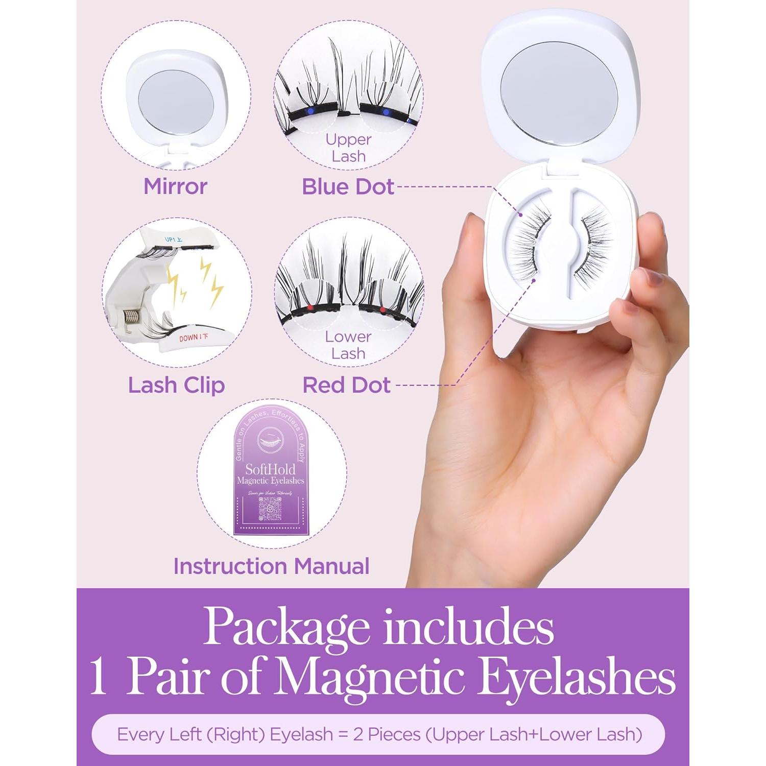 Pestañas Magnéticas BEYELIAN SME011, Reutilizables y Suaves