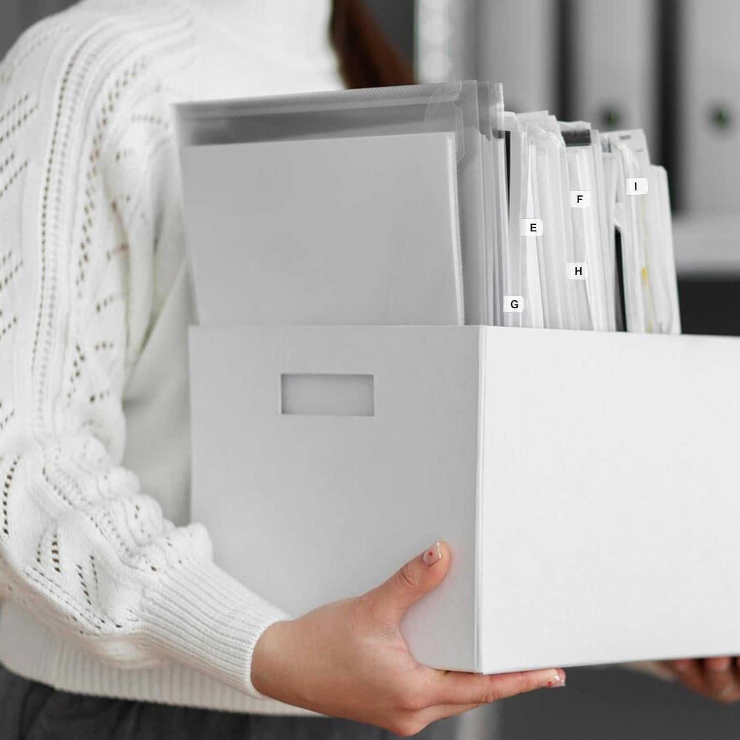 Etiquetas Adhesivas Alfabéticas KALIONE 390 Pcs PVC Negro