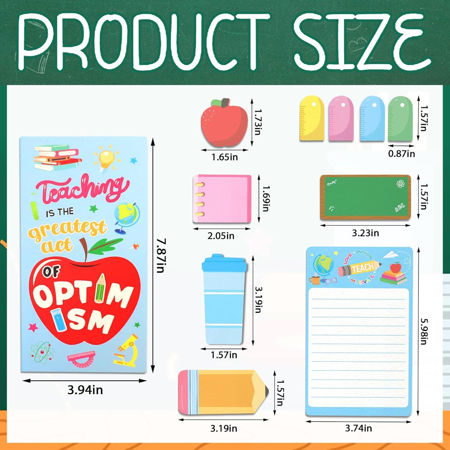 Conjunto de Notas Adhesivas ABTOLS para Maestros 400 Hojas