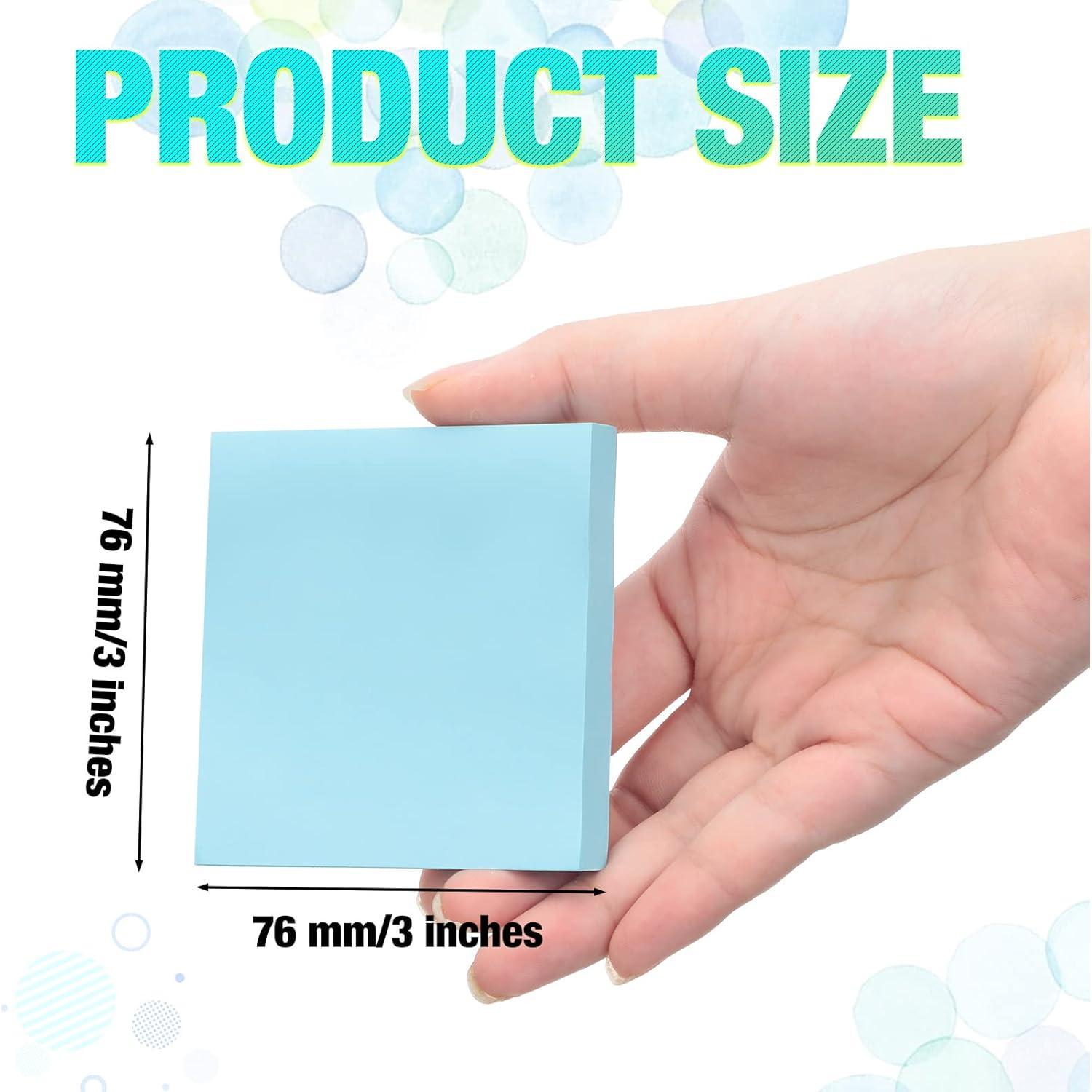 Fainne Notas Adhesivas 80 Paquetes 7.6x7.6cm 4 Colores Pastel