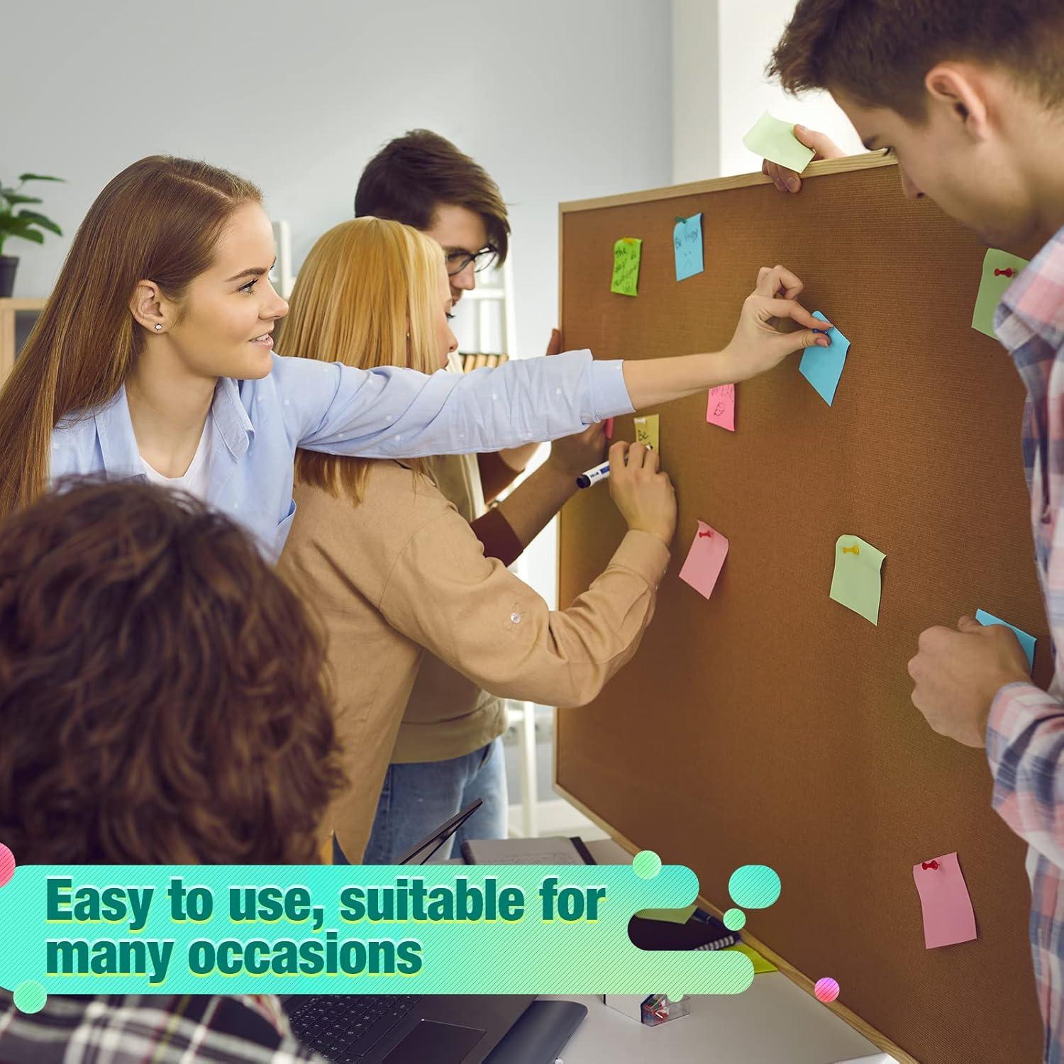 Fainne Notas Adhesivas 80 Paquetes 7.6x7.6cm 4 Colores Pastel