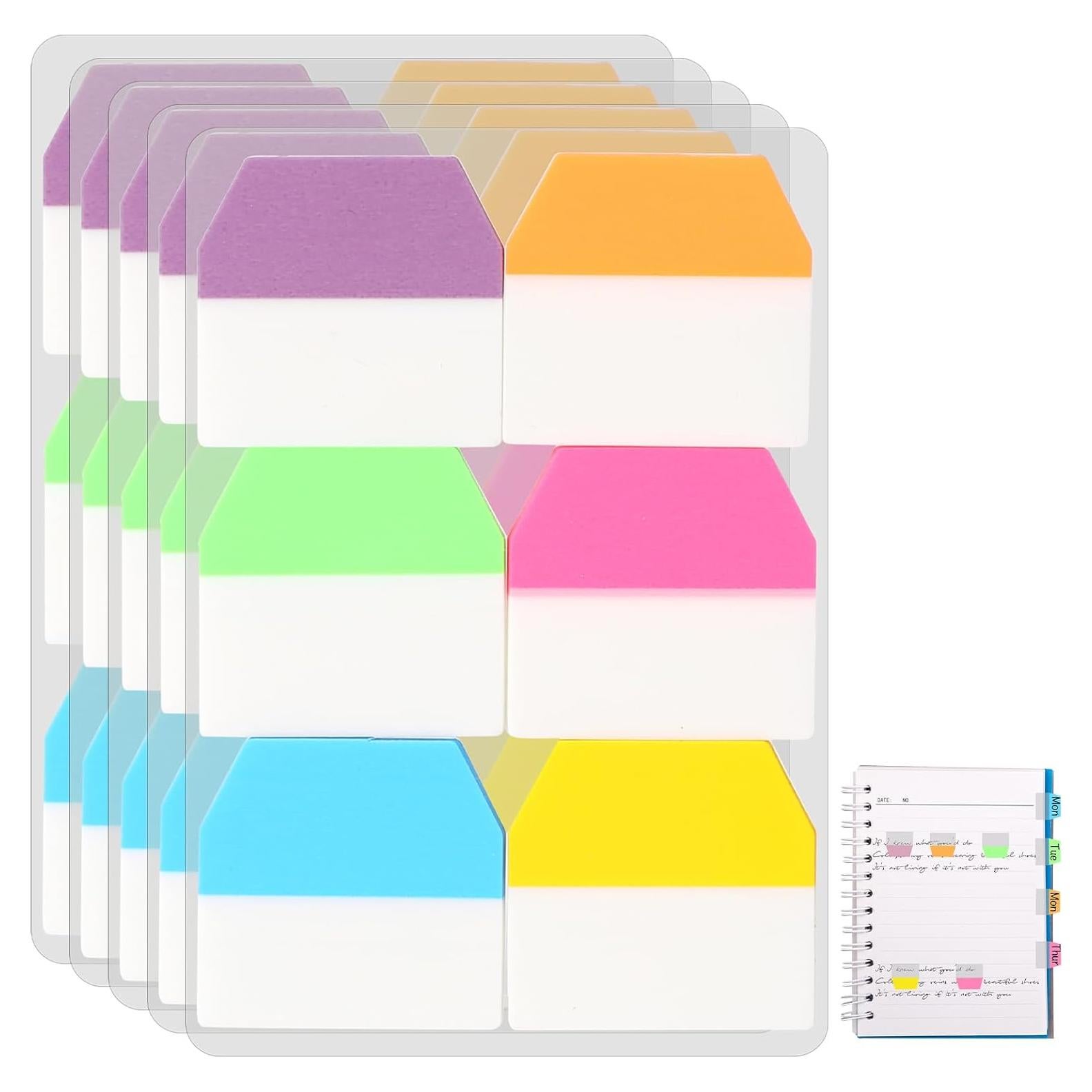 600 Piezas Pestañas Adhesivas 1 Pulgada Vin Beauty Multicolor