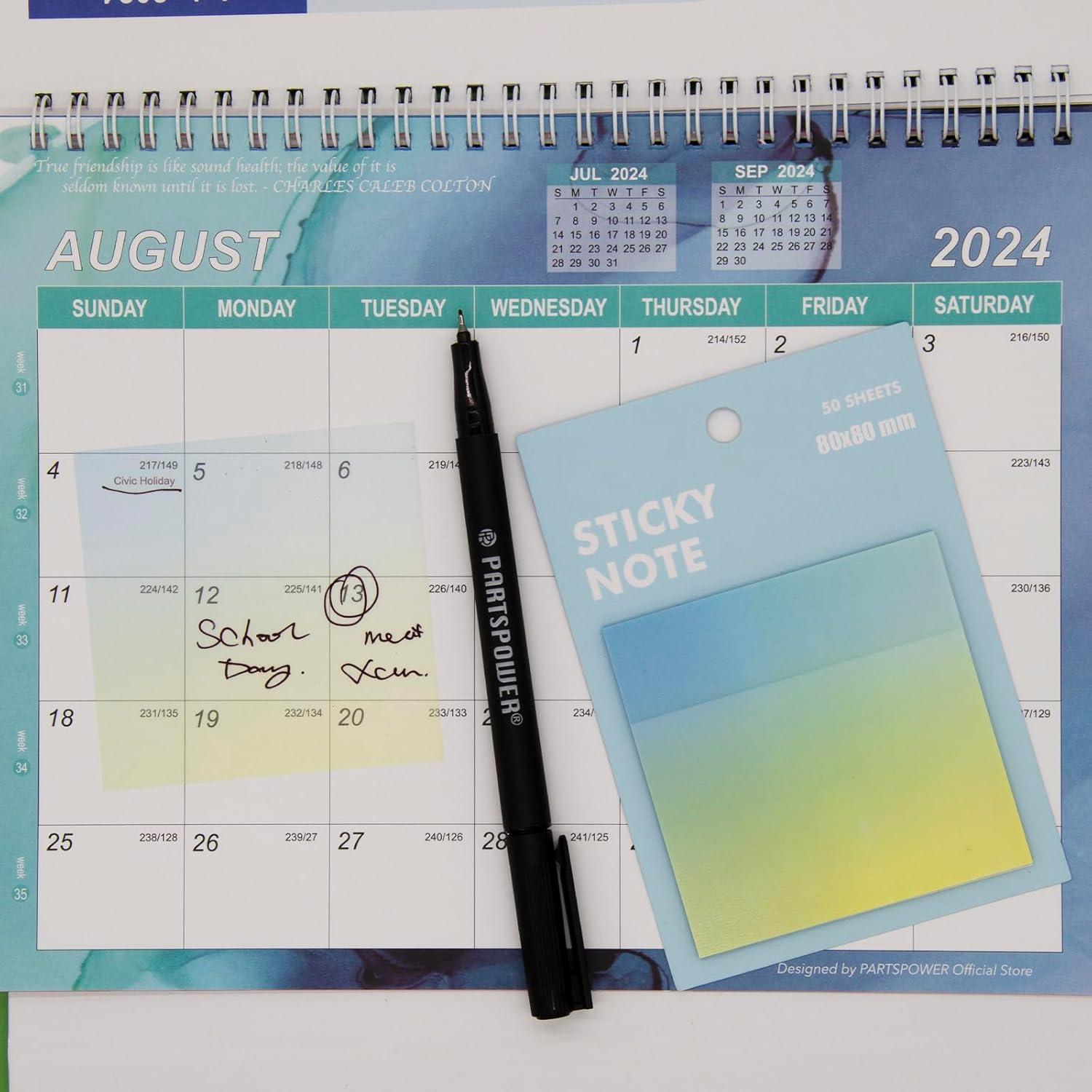 Notas Adhesivas Transparentes 8x8 cm PARTSPOWER Gradiente