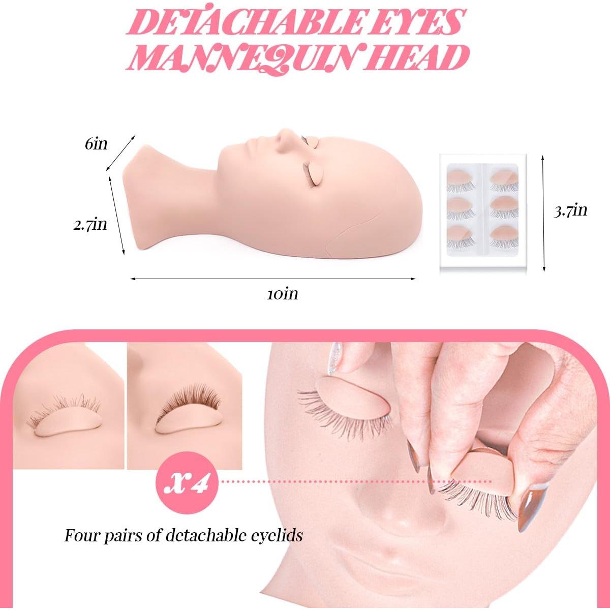 Kit de Extensión de Pestañas QUKLOGEN para Principiantes