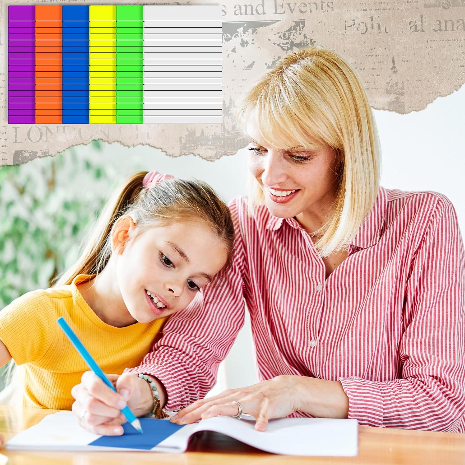 Notas Adhesivas Transparentes Yinder 6 Pack 10x15 cm Colores Brillantes