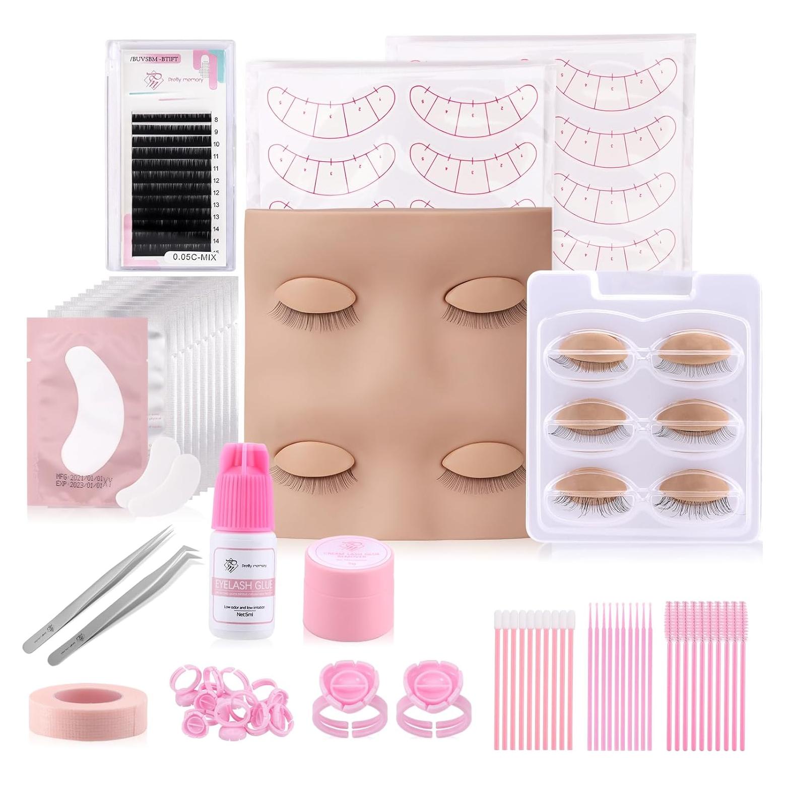 Kit de Extensión de Pestañas Pretty Memory - 62 Piezas