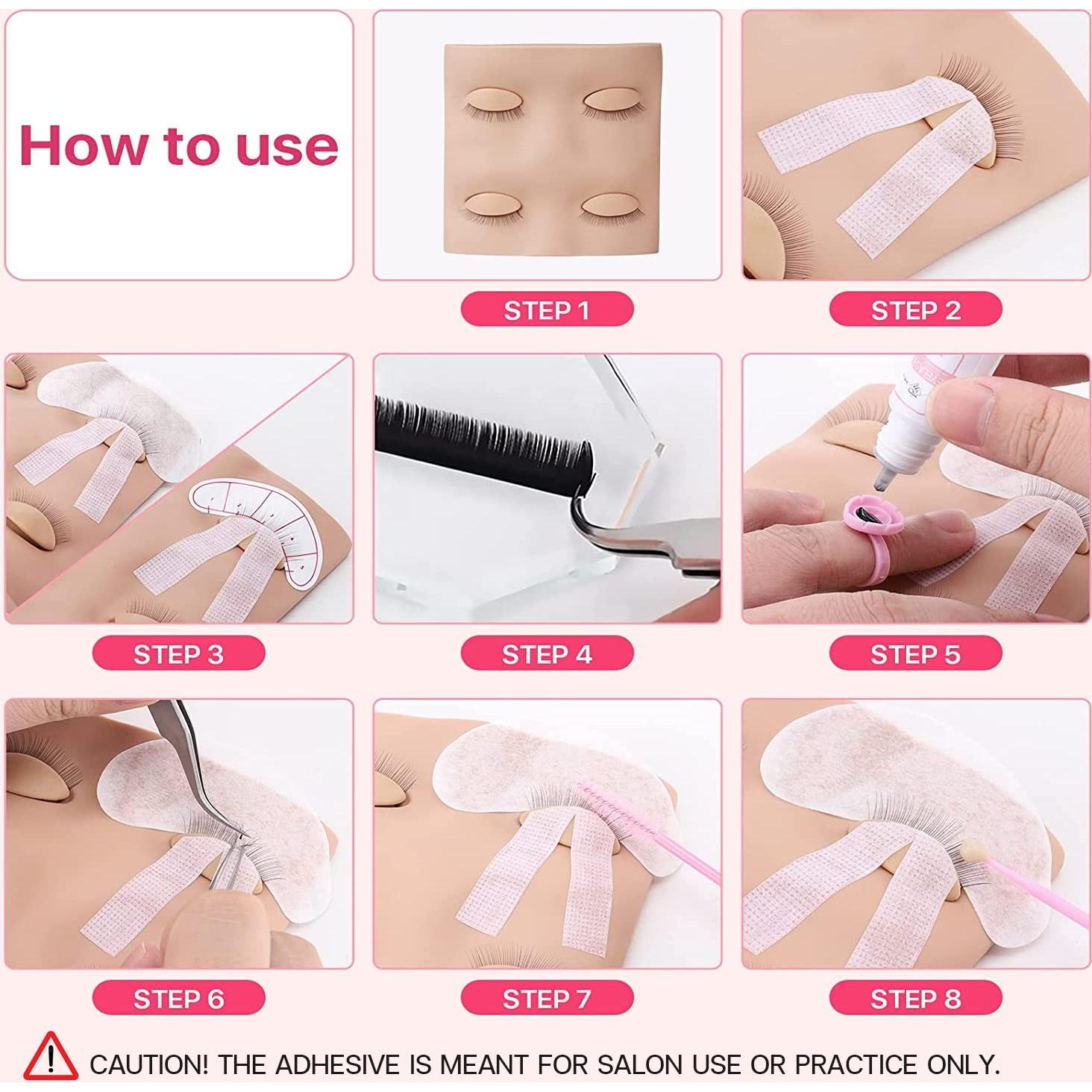 Kit de Extensión de Pestañas Pretty Memory - 62 Piezas