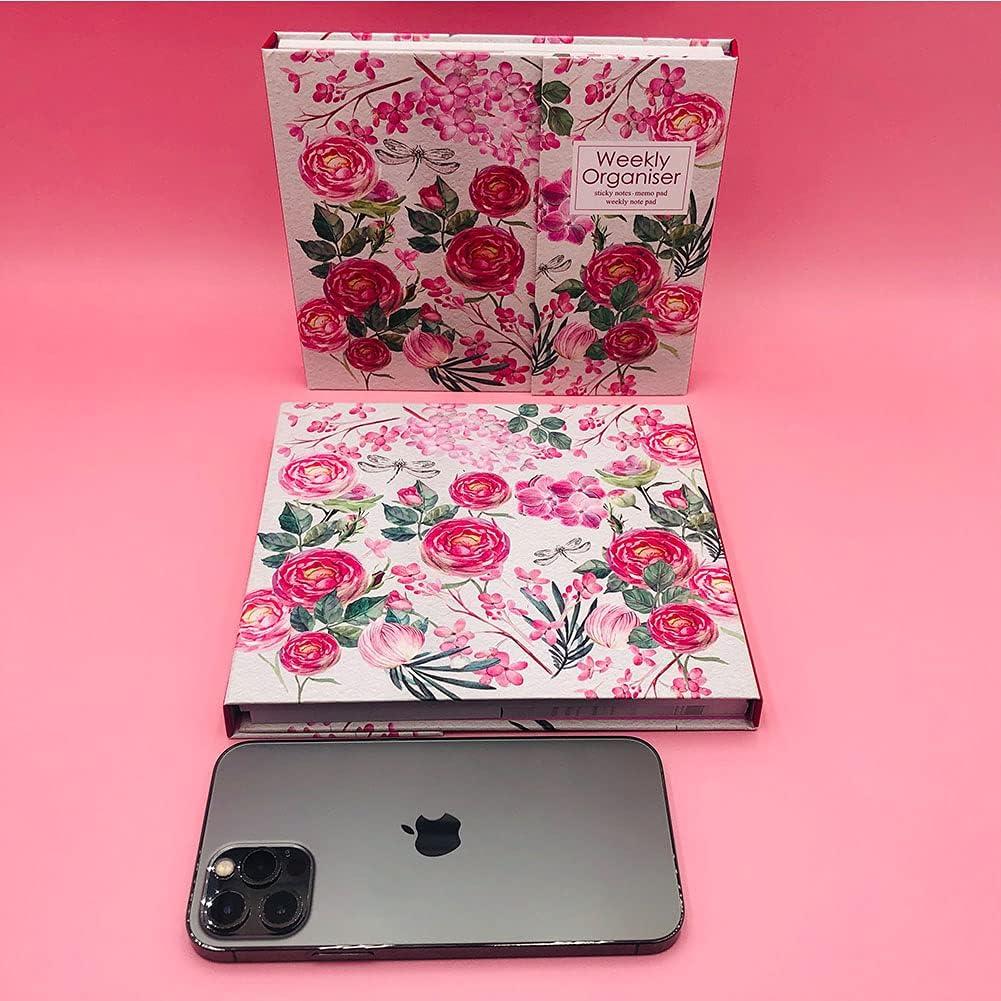 Organizador Semanal Rosa Nicepaper - Set de Notas Autoadhesivas