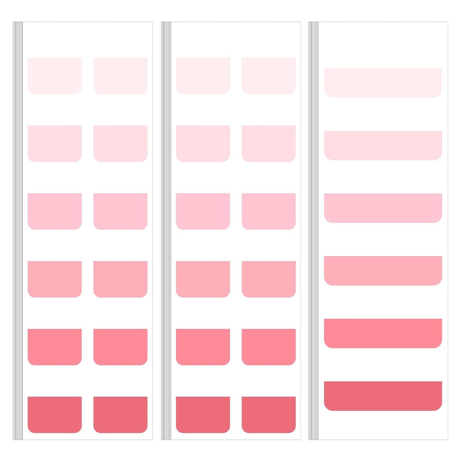 Etiquetas Adhesivas Reposicionables Janlaugh 300 Pcs Rosa