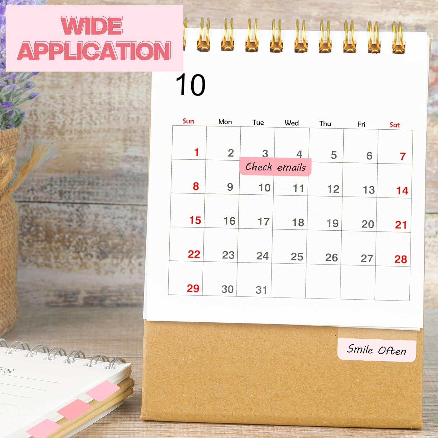 Etiquetas Adhesivas Reposicionables Janlaugh 300 Pcs Rosa