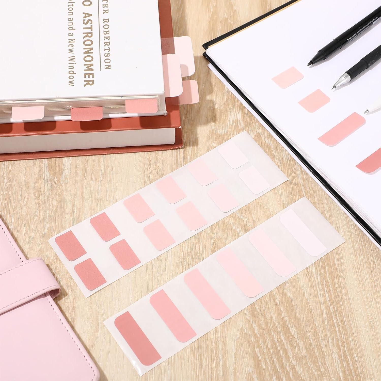 Etiquetas Adhesivas Reposicionables Janlaugh 300 Pcs Rosa