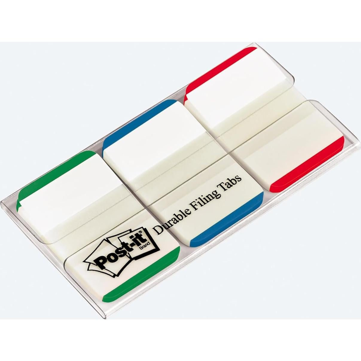 Pestañas Post-it 1" Rayadas Verde Azul Rojo 66 Pestañas