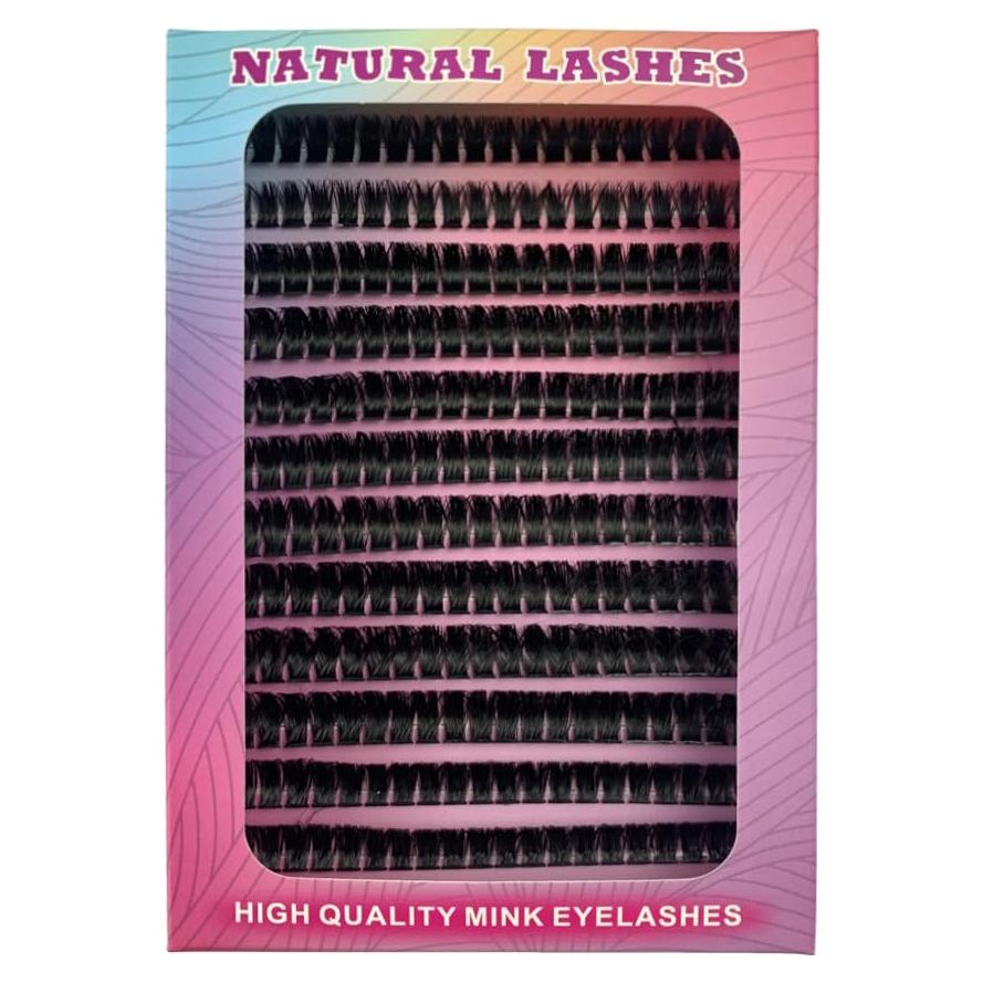 Kit de Extensión de Pestañas MozyVex - 240 Piezas D Curl 10-18mm