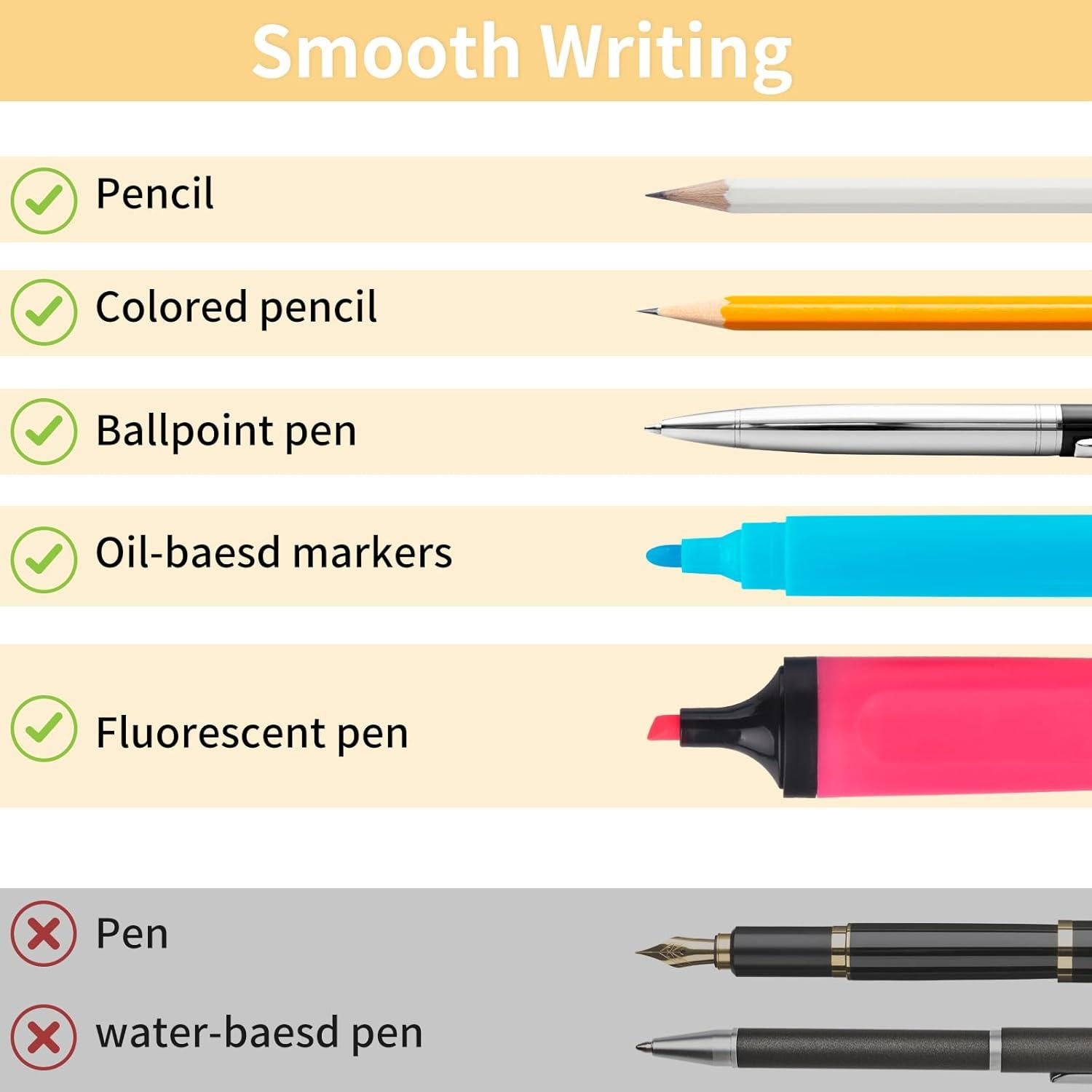 Notas Adhesivas Transparentes EOOUT 6 Blocs 7.62x7.62 cm 6 Colores