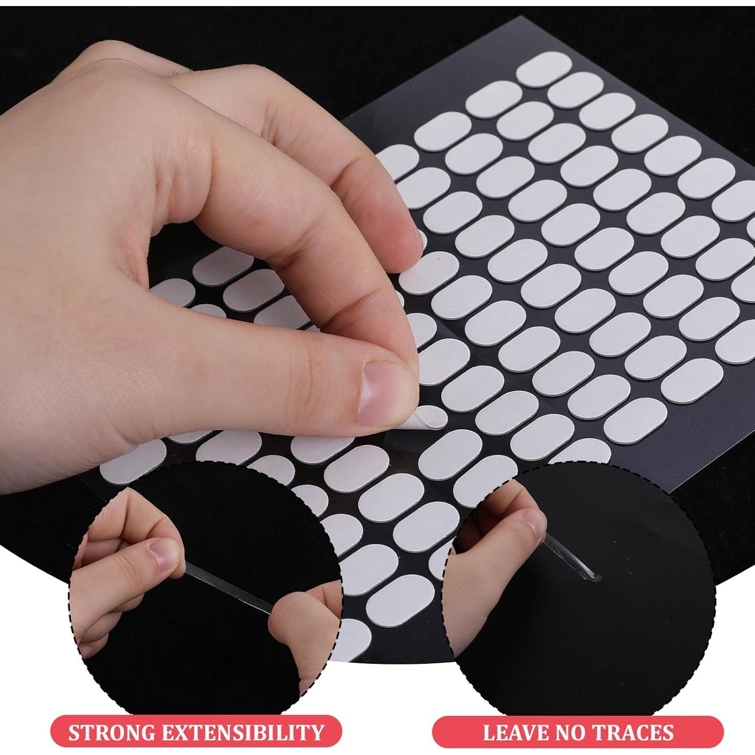 800 Pcs Cintas Adhesivas Doble Cara Piriuuo para Uñas