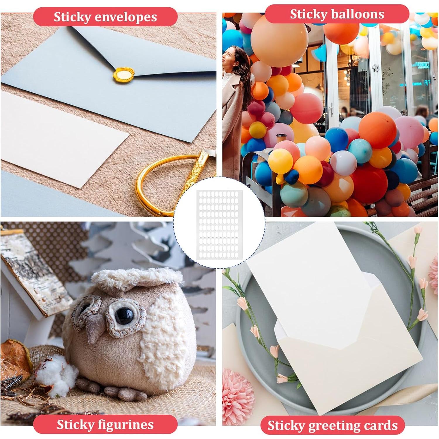 800 Pcs Cintas Adhesivas Doble Cara Piriuuo para Uñas