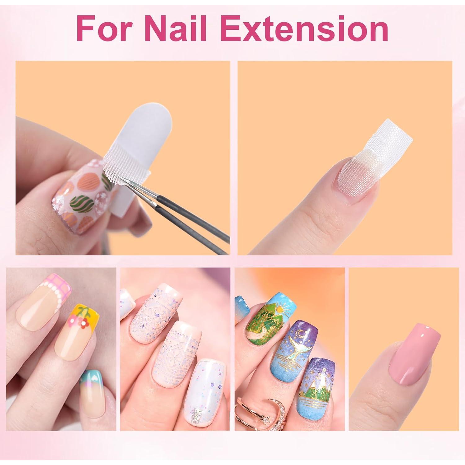 70 Piezas Envoltura de Uñas de Fibra de Vidrio KAZI