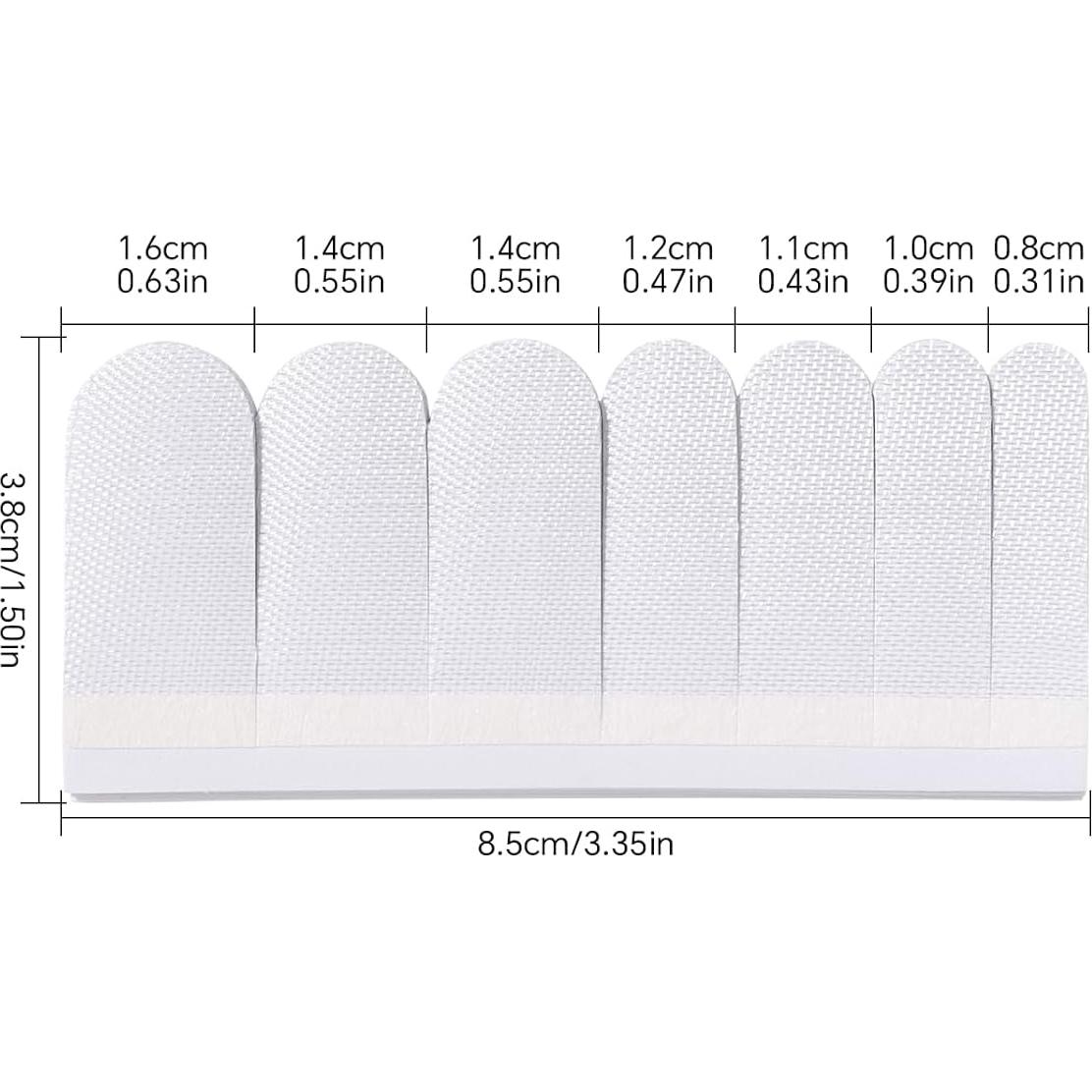 70 Piezas Envoltura de Uñas de Fibra de Vidrio KAZI
