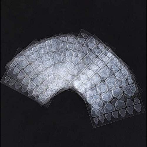 240 Piezas Pegatinas Adhesivas para Uñas DNHCLL Transparentes