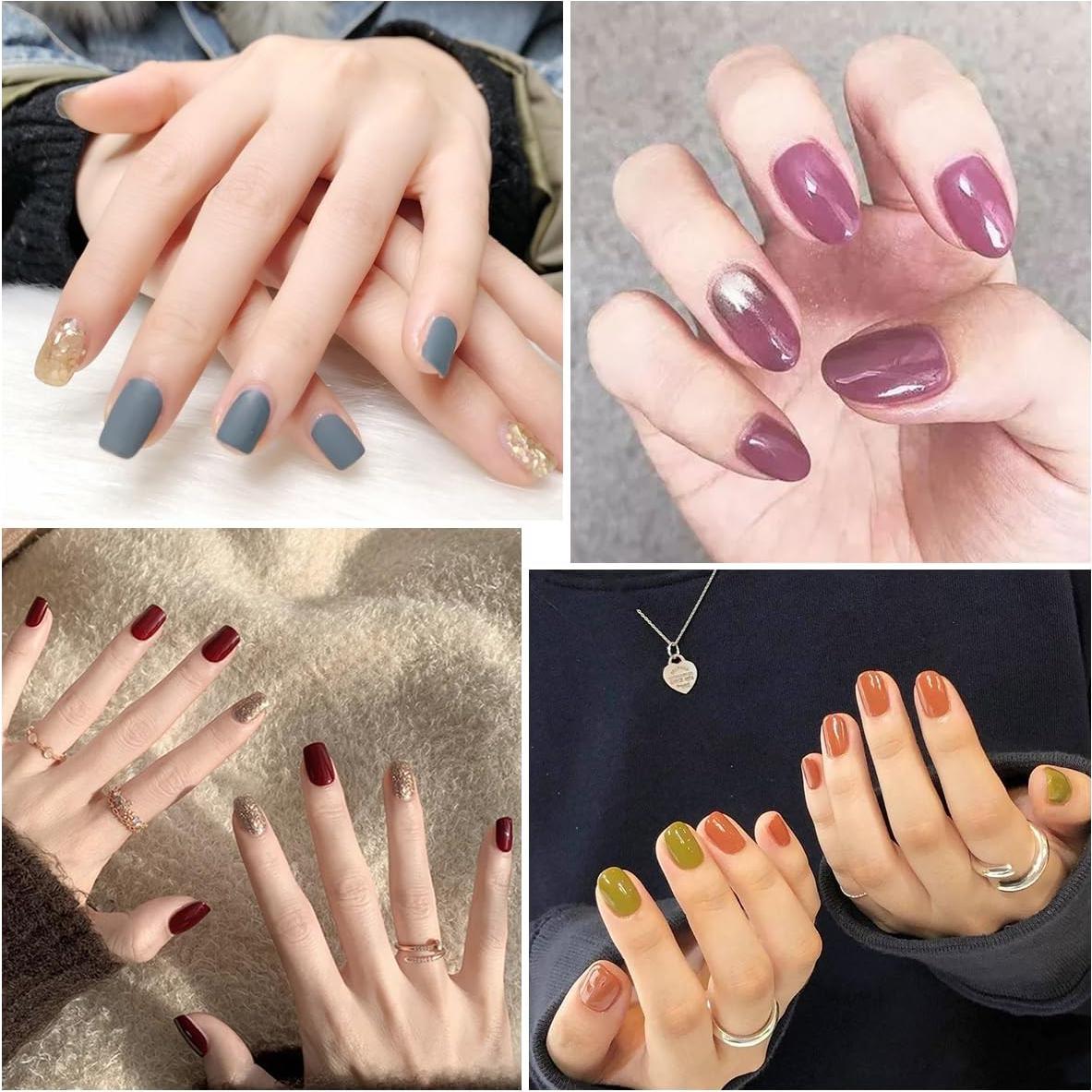 20 Hojas Calcomanías de Esmalte de Uñas YECIRALA - 280 Piezas