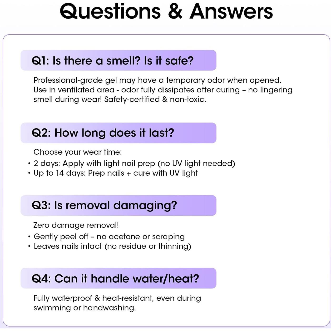 Gellen 360 Pcs Tabs Adhesivos para Uñas UV - 15 Hojas